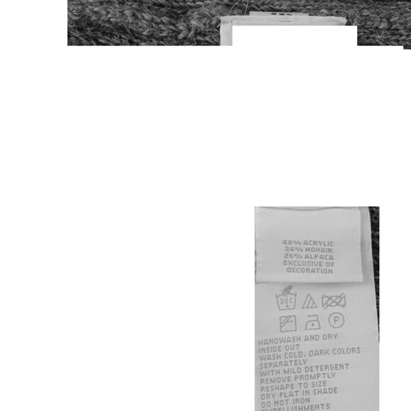 Tommy Hilfiger Grey Cowl Neck Sweater Size S/P - Picture 11 of 11